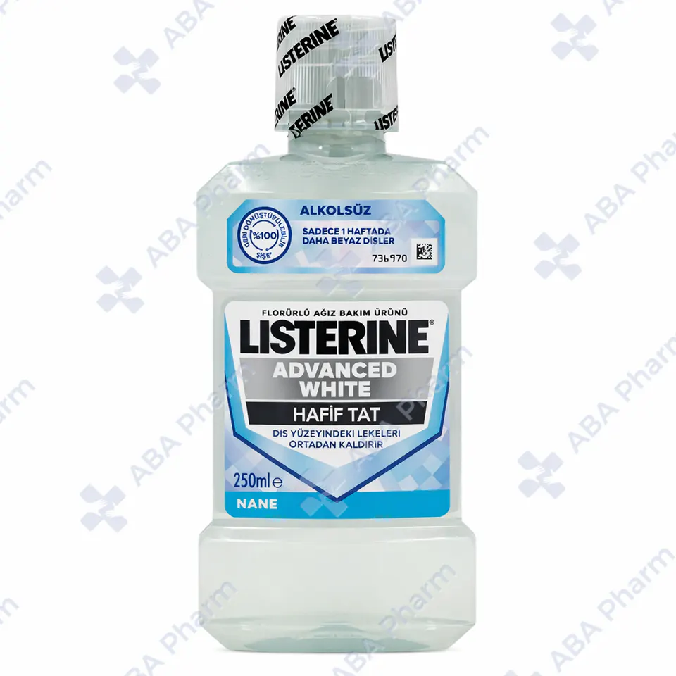Mouthwash Listerine advanced white 250ml №1