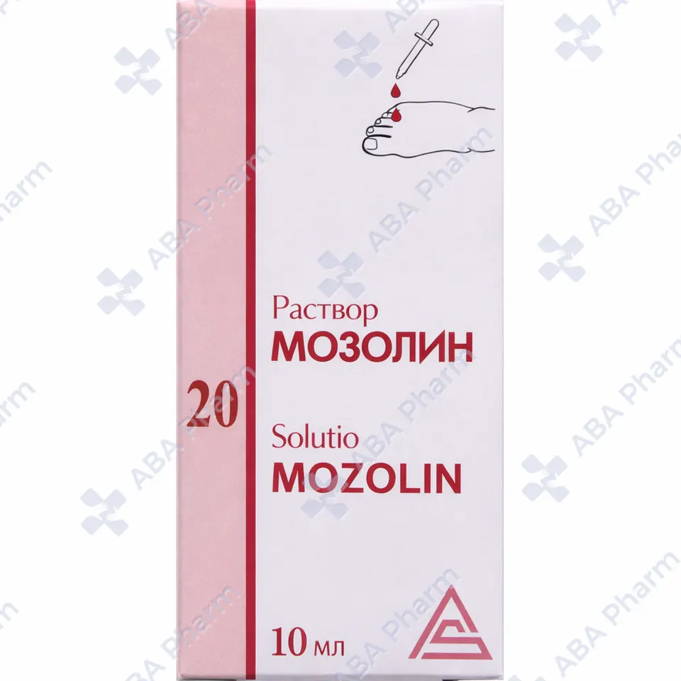 Mozolin 20 solution 10ml №1