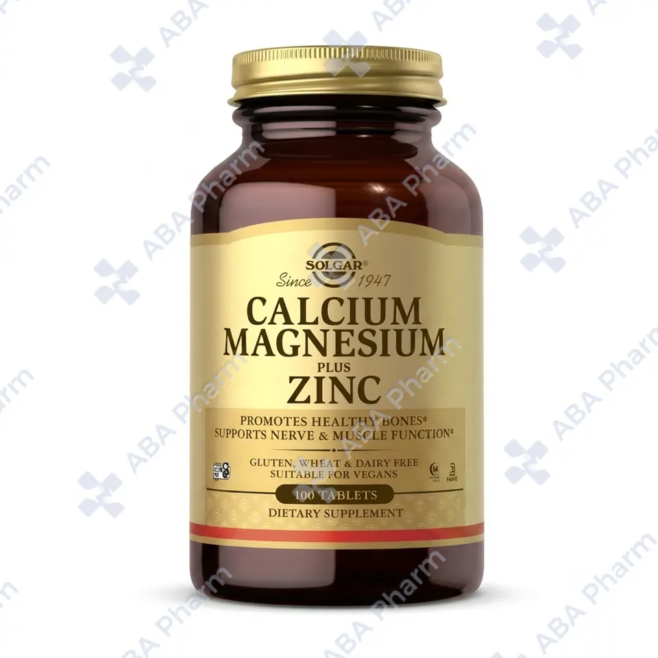 Calcium Magnesium plus Zinc tabs №100