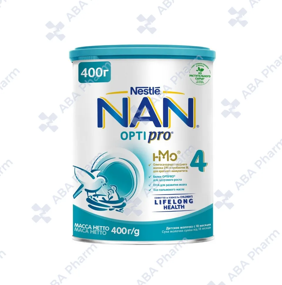 Նան 4 կաթնախառնուրդ 18+ 400գ №1