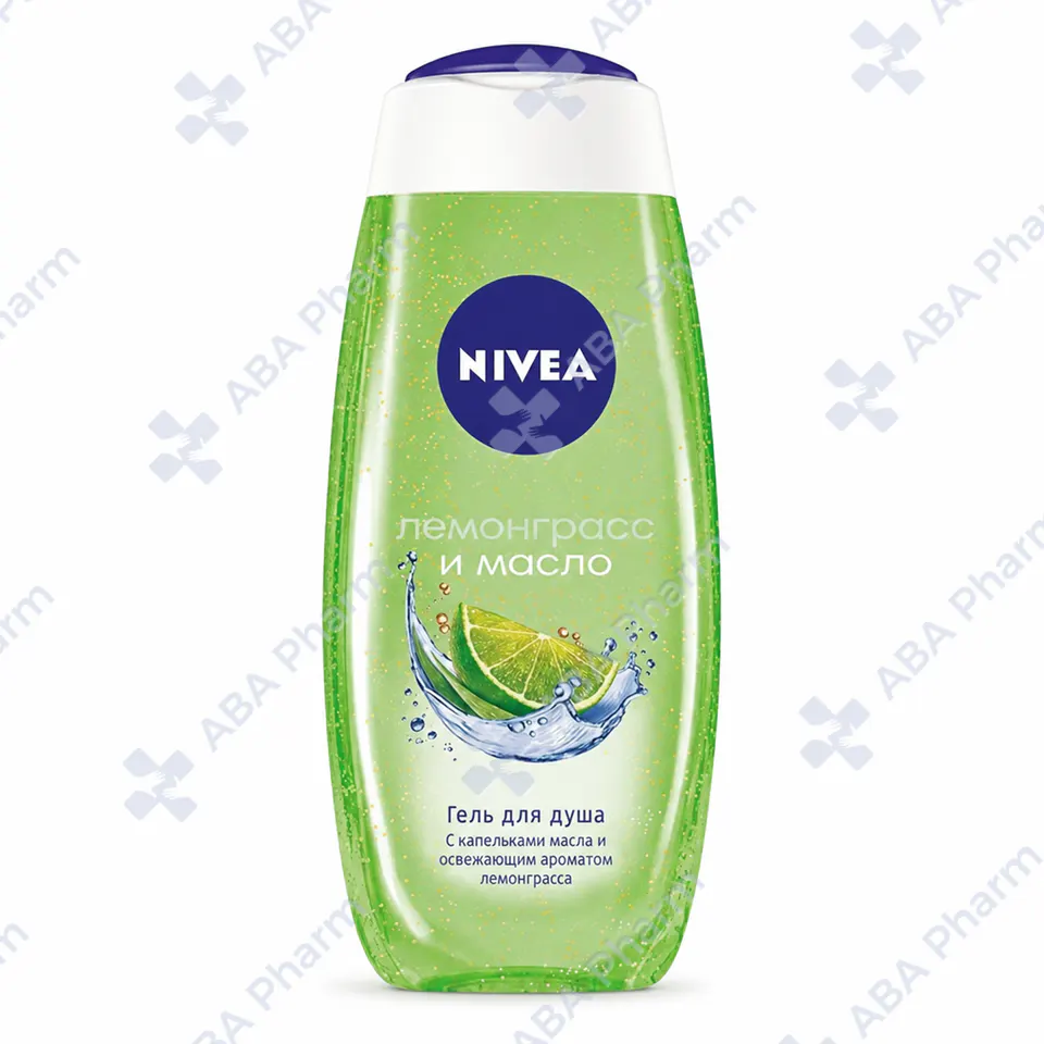 Nivea 81067 Lemongrass shower gel and oil 250ml