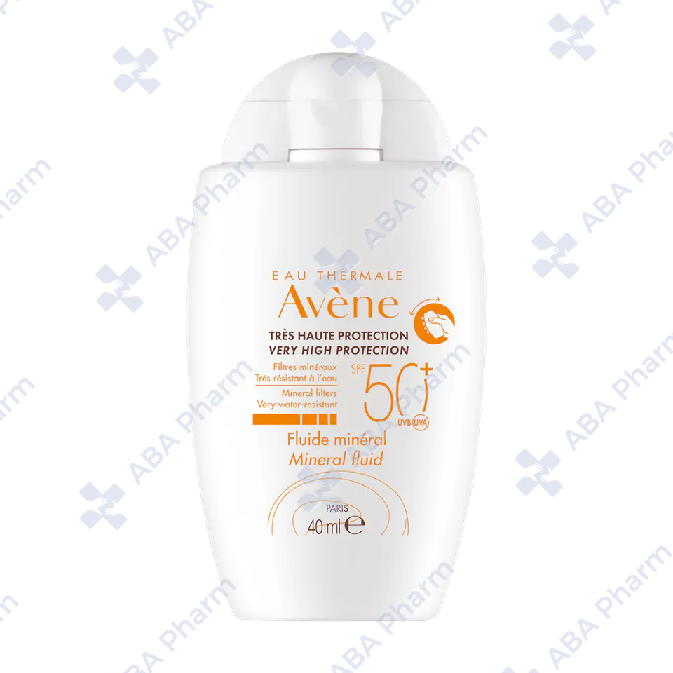 Авен Солнцезащитн. SPF50+  минеральный флюид д/чувств. кожи 40мл №1