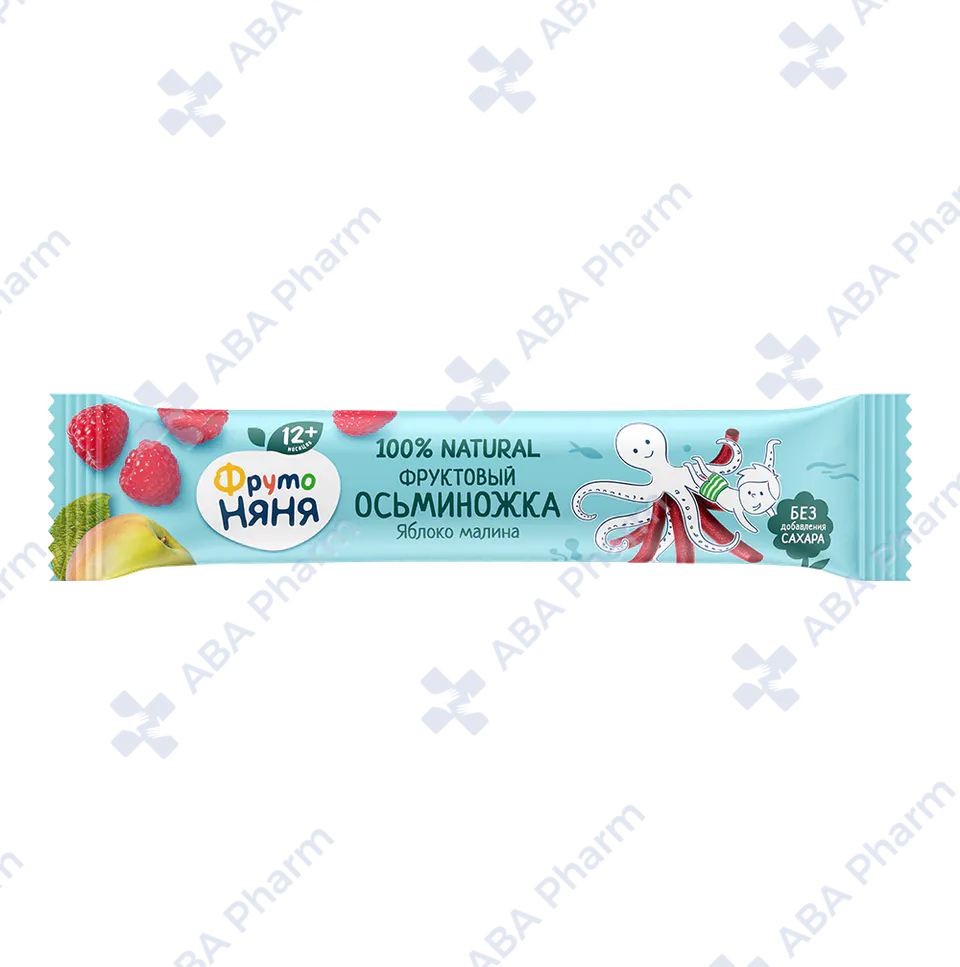 ՖրուտոՆյանյա մրգային կտորներ  խնձոր, ազնվամորի 12ամս․ 16գր №1