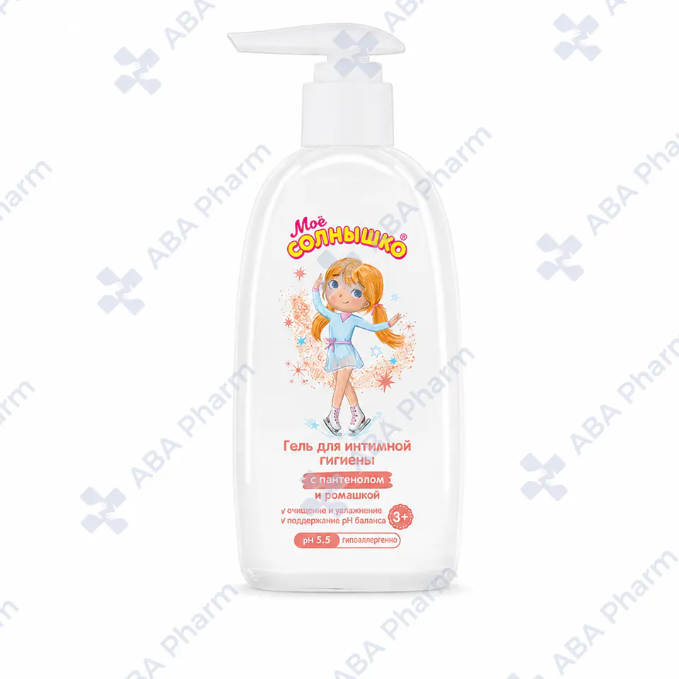 Avanta Moe Solnishko gel for intimate hygiene for girls 3+ 200ml 1959 №1