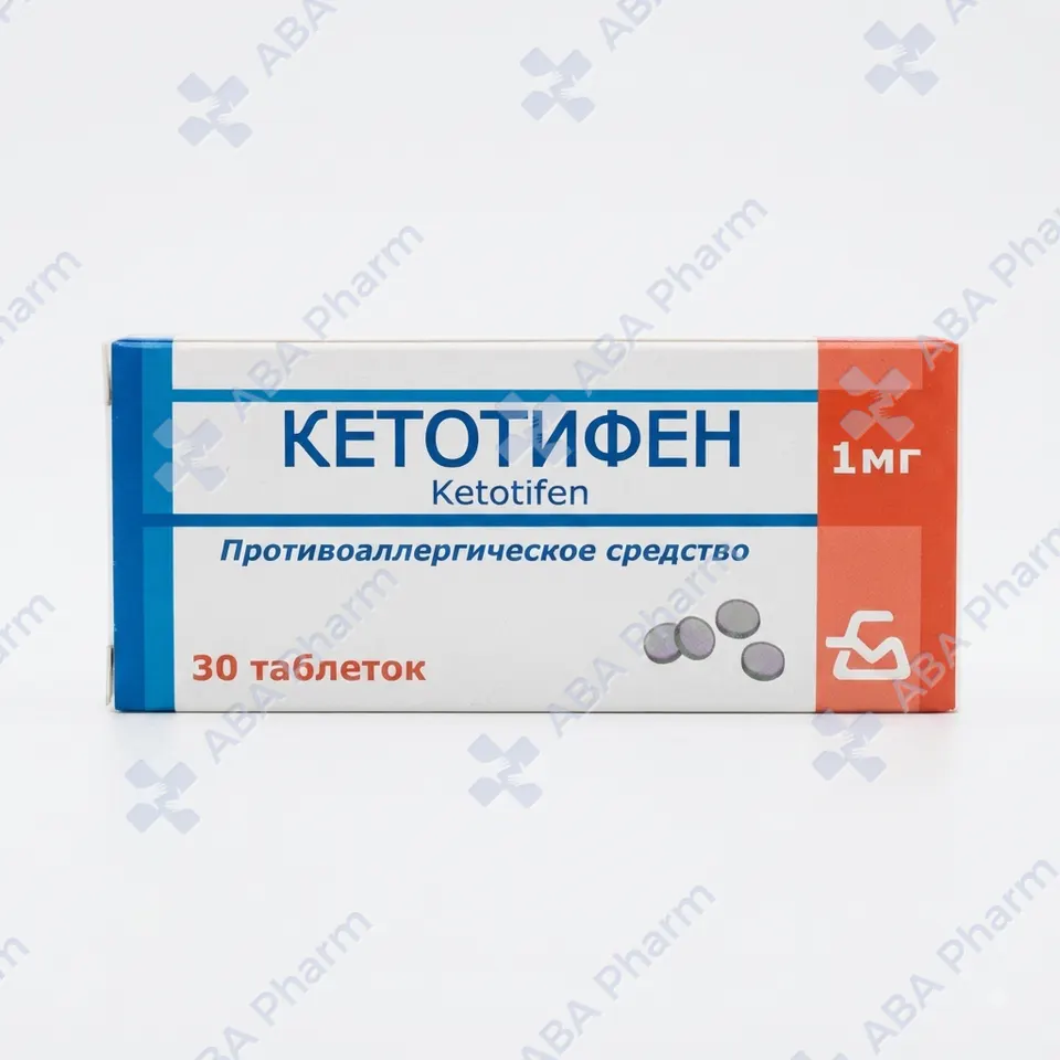 Ketotifen tablets 1mg №30