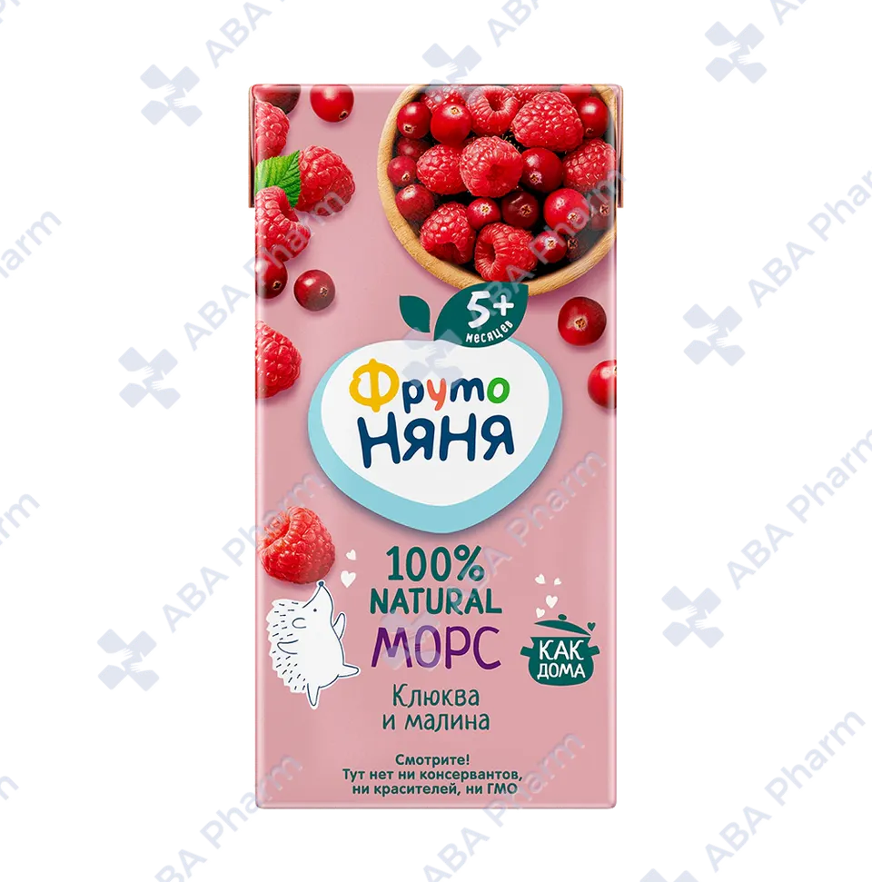 Fruto Nyanya cranberry and raspberry juice from 5 months, 200 ml №1
