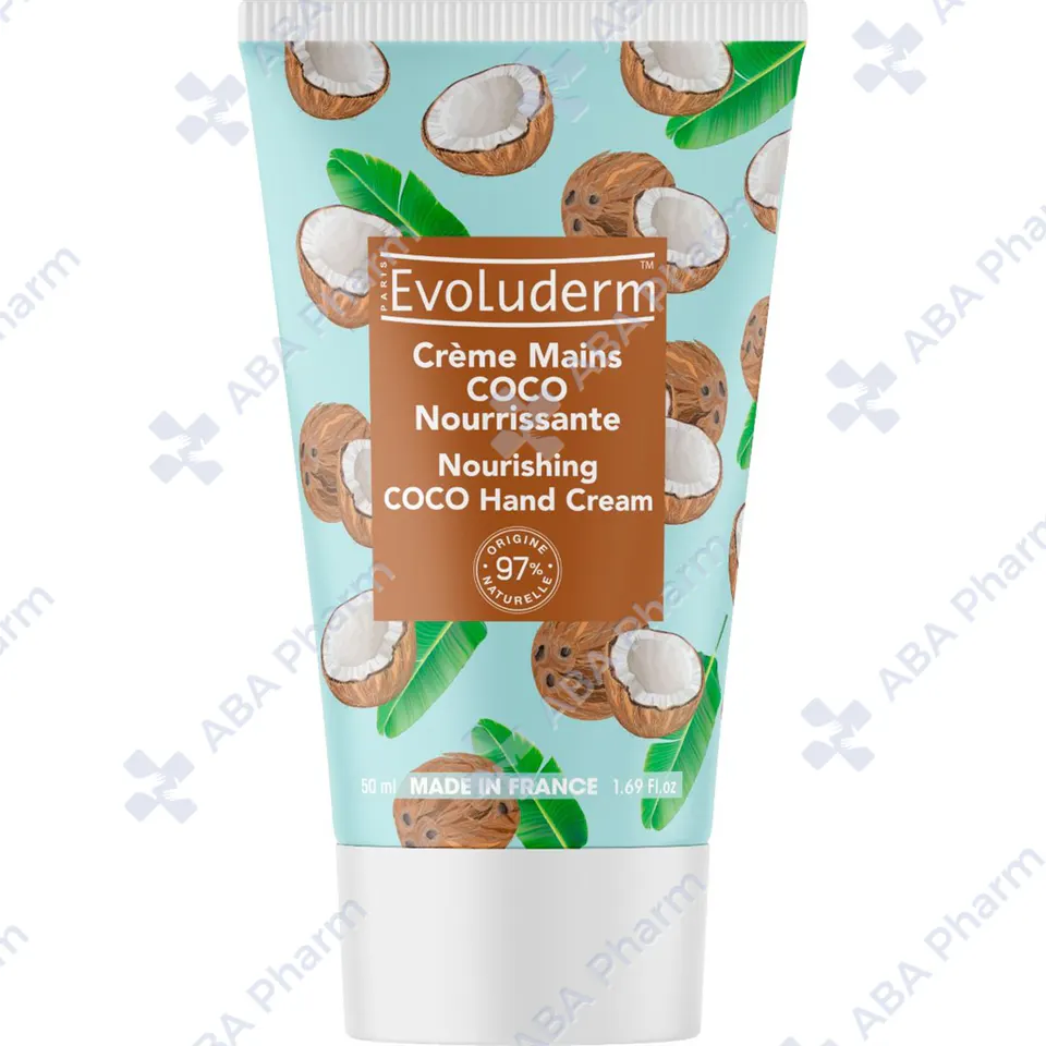 Evoluderm Coconut nourishing and soothing Hand Cream 50ml №1