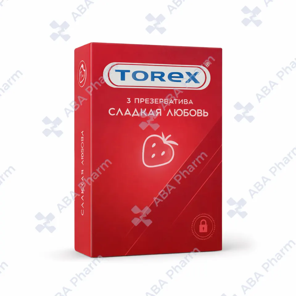 Презерватив Торекс сладкая любовь x3 №1
