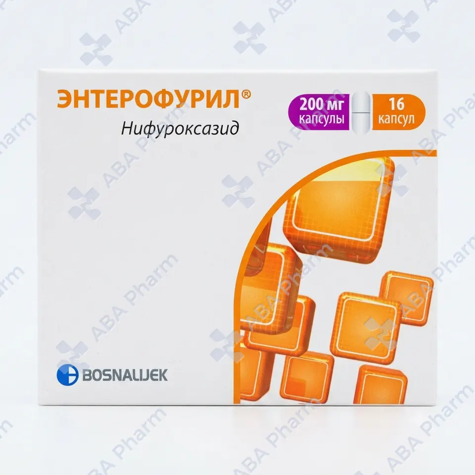 Enterofuryl capsules 200mg №16