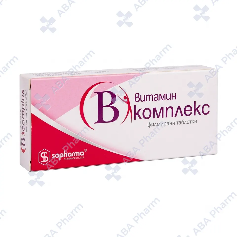 Vitamin B complex coated  Sopharma tablets №20