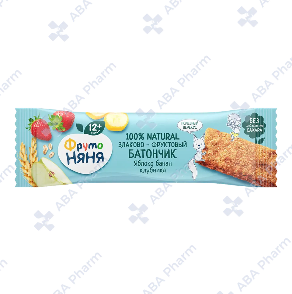 Fruto Nyanya apple bananа strawberry bar from 12m 25g №1