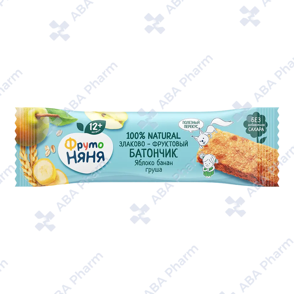 Fruto Nyanya apple pear bananа bar from 12m 25g №1