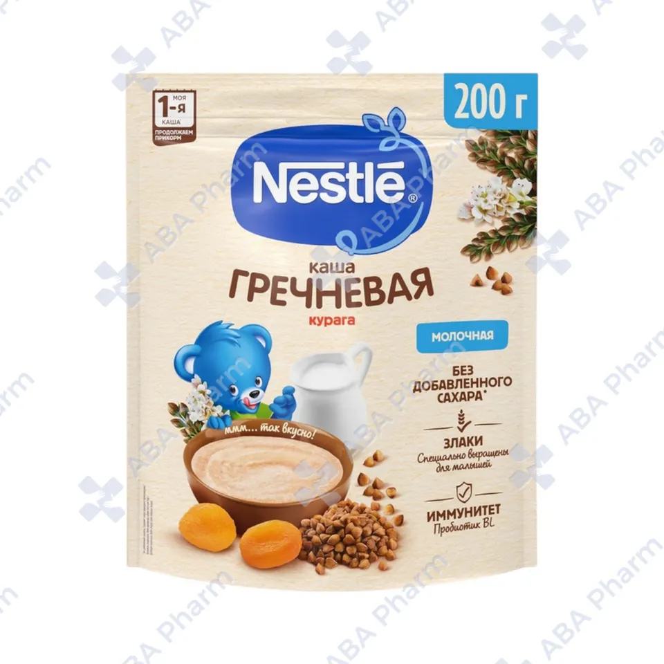 Նեսթլե կաթնային շիլա հնդկաձավարի ծիրանաչրով 5ամսականից 200գրամ №1