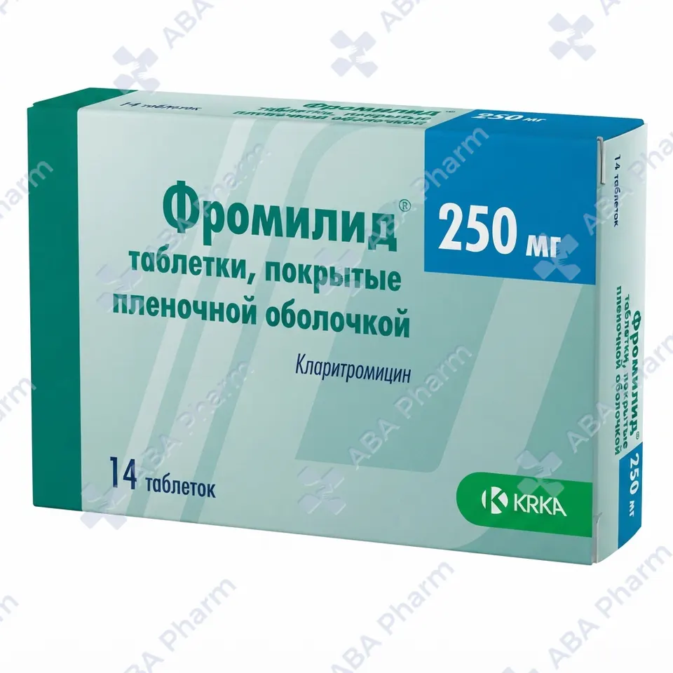 Fromilid coated tab 250mg №14