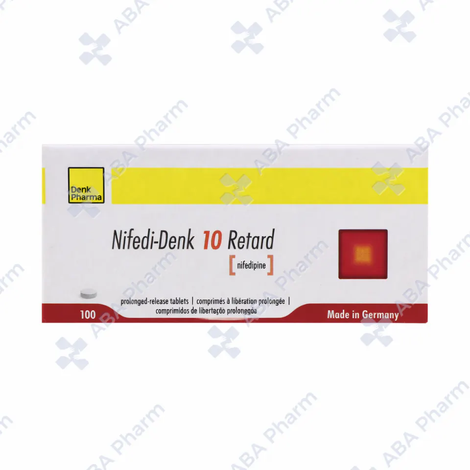 Nifedi-Denk retard tablets 10mg №100