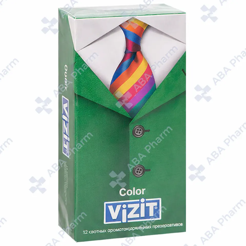 CondomVisit colored, flavored x12 №1