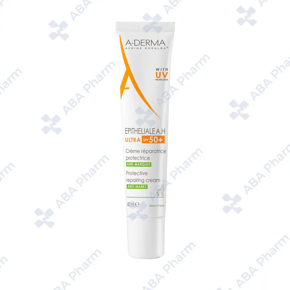 A-Derma Epitheliale A.H Ultra SPF50+ Protective repairing cream for weakened skin, anti-marks 40ml №1