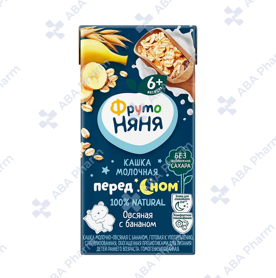 Ֆրուտո Նյանյա Շիլա ըմպելի վարսակ բանան 6+ 200մլ․ №1
