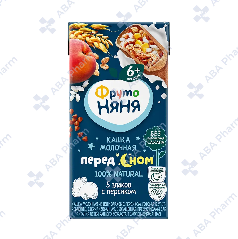 Ֆրուտո Նյանյա շիլա ըմպելի 5 հացահատիկներ դեղձ 6 ամս․ 200մլ №1