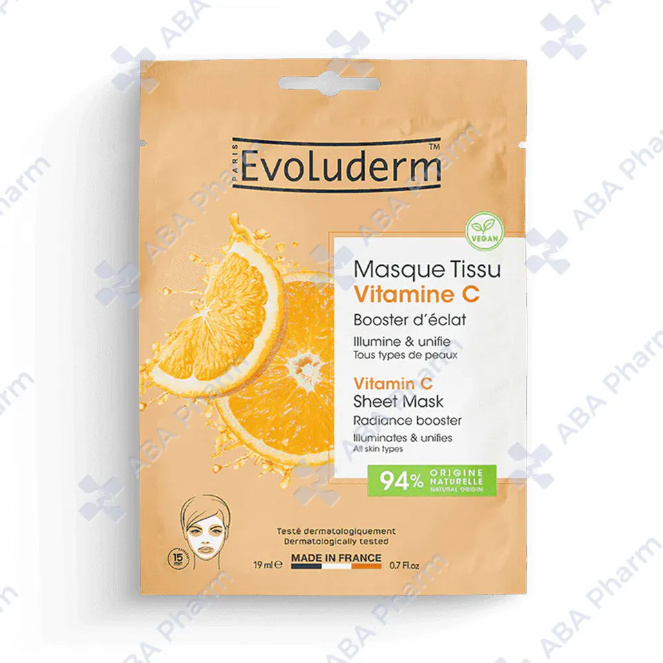 Evoluderm Sheet Mask with Vitamin C 19ml №1