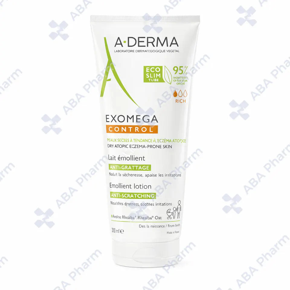 A-Derma Exomega Control Emollient Lotion for dry atopy-prone skin 200ml №1