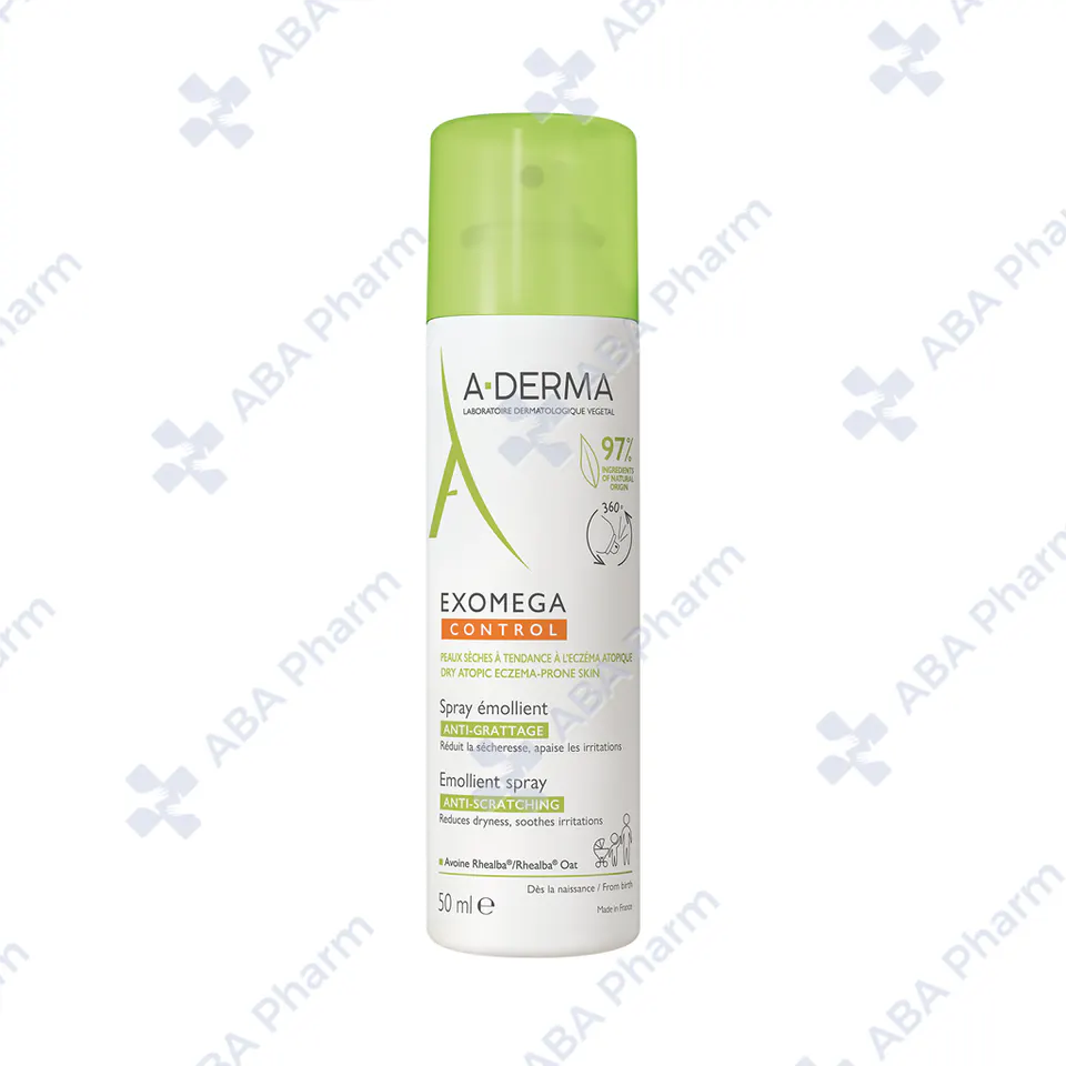 A-Derma Exomega Control Emollient Spray for dry atopic eczema-prone skin 50ml №1