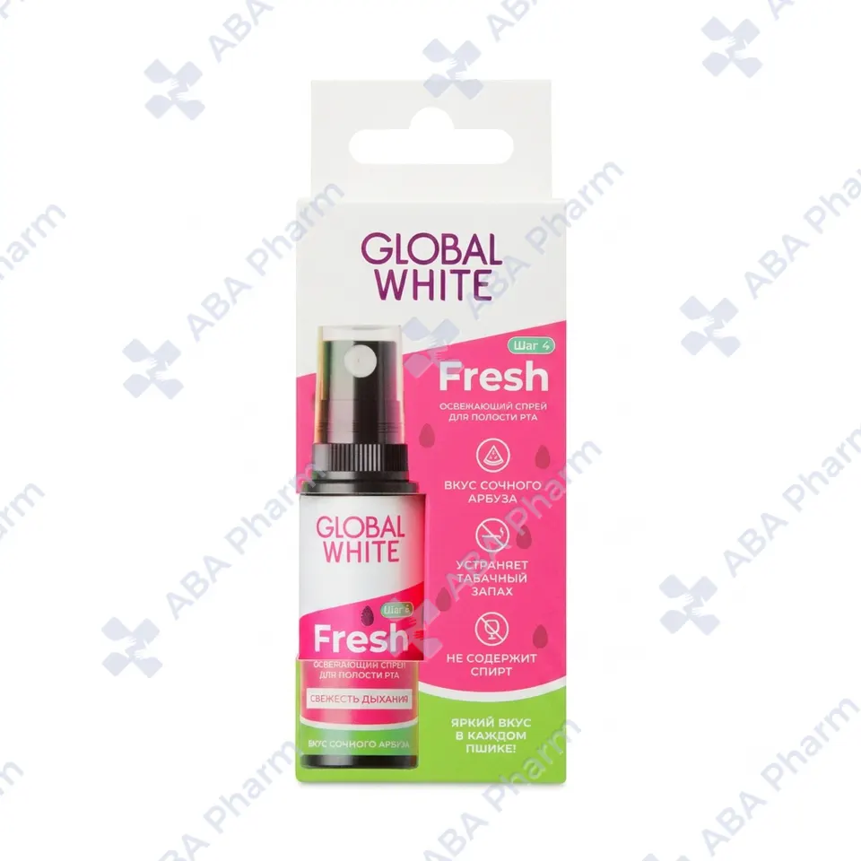 Mouth freshener Global White juicy watermelon flavor 15ml №1