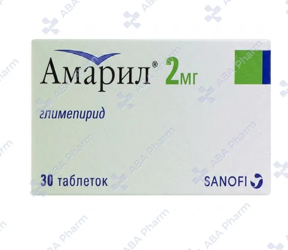 Amaryl tablets 2mg №30