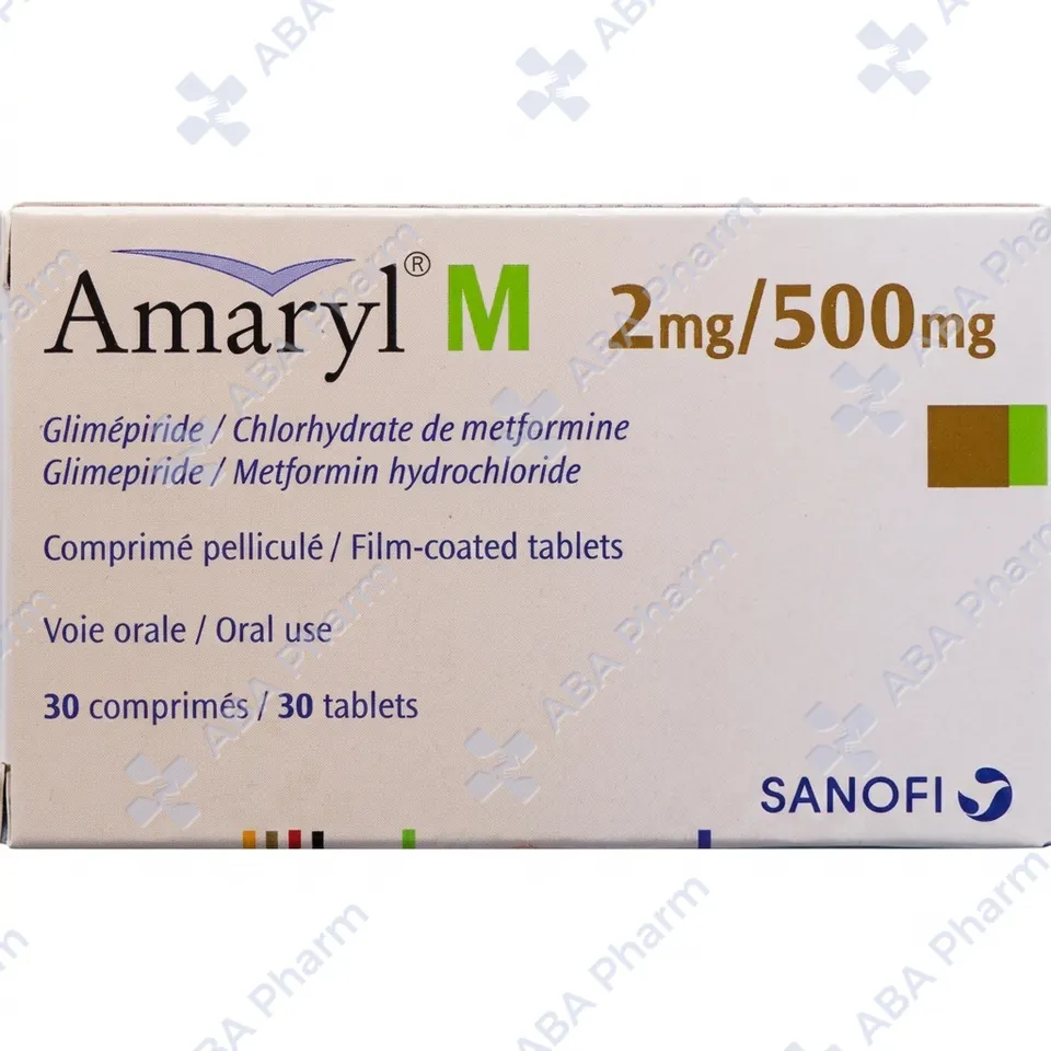 Amaryl M coated tablets 2mg/500mg №30