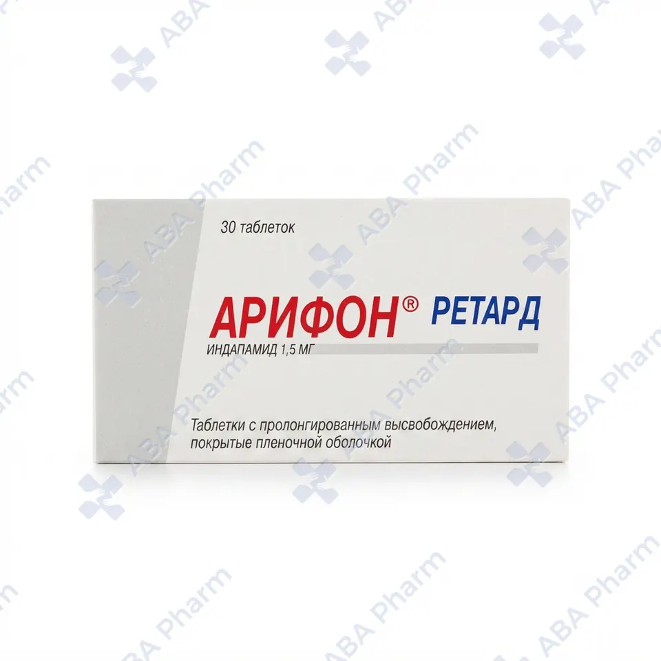 Arifon retard coated tablets 1.5mg №30
