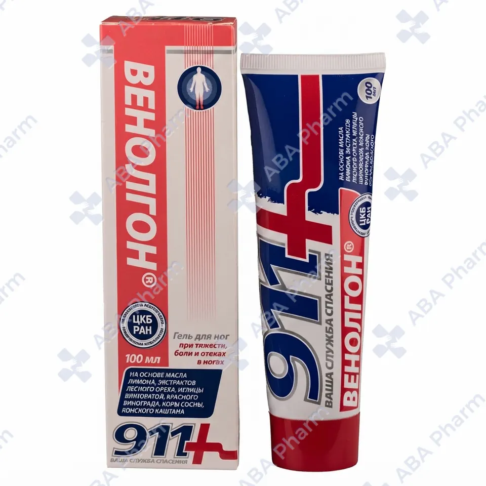 911 Venolgon gel for legs 100ml  №1