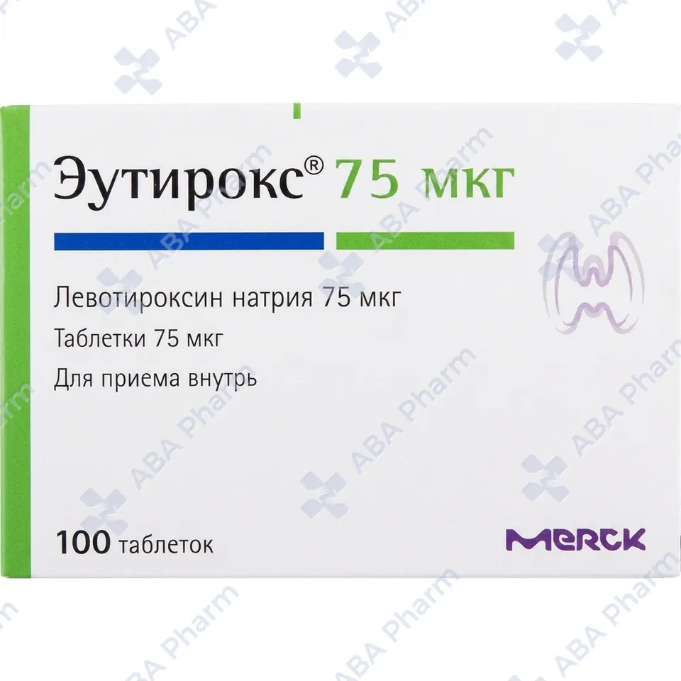 Эутирокс таб. 75мкг №100