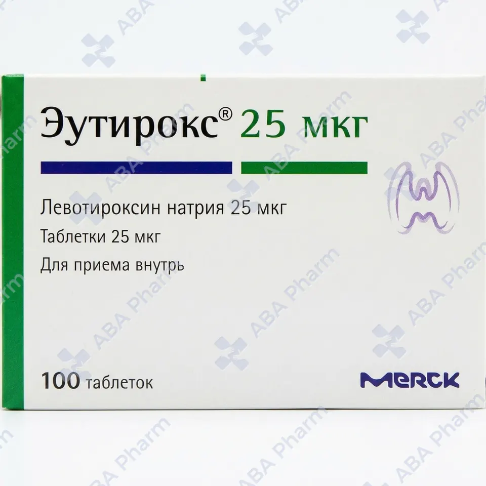 Эутирокс таб 25мкг №100