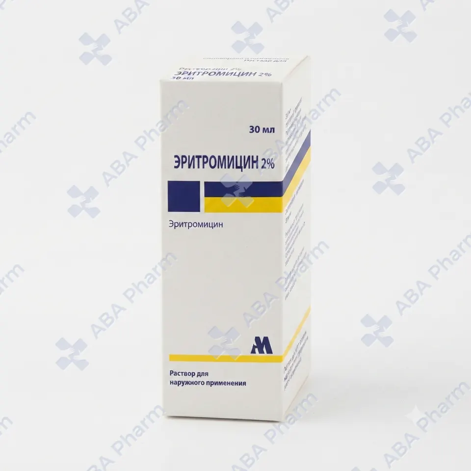 Erythromycin solution 2%- 30ml №1