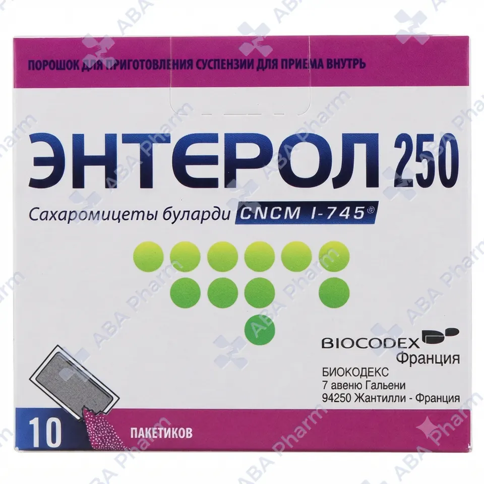 Энтерол пор 250мг №10