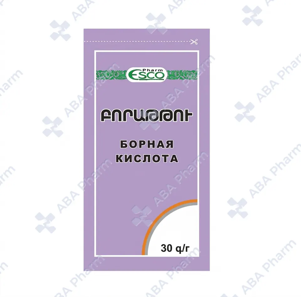 Boric acid, 30g, №1