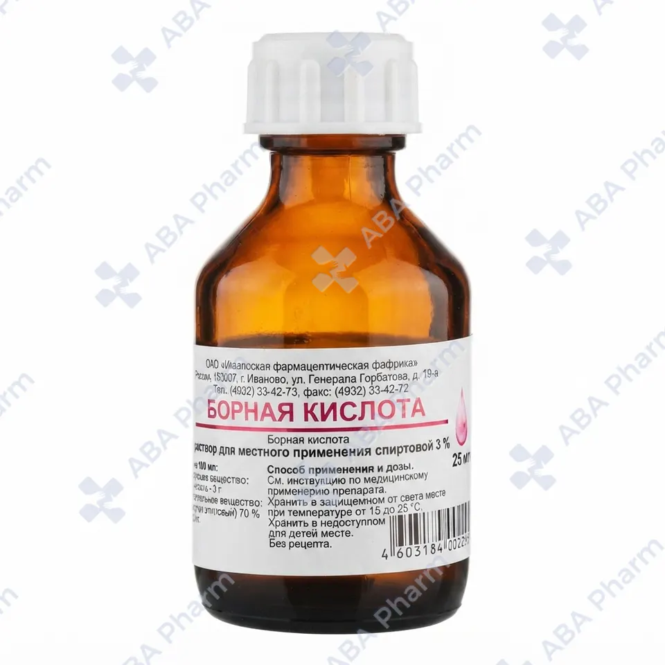 Բորաթթվի սպիրտային լ-թ 2% 30մլ №1