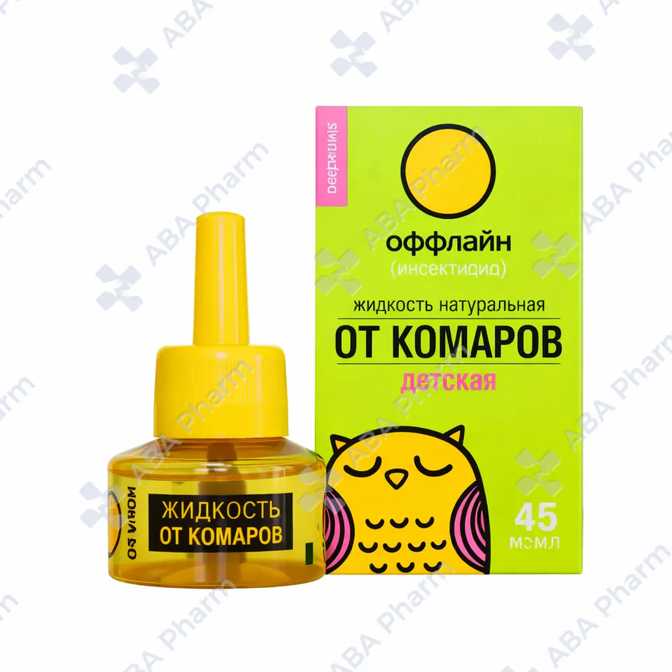 Оффлайн Комарикофф Бережно жидкость детская от комаров 45 ночей 30мл №1