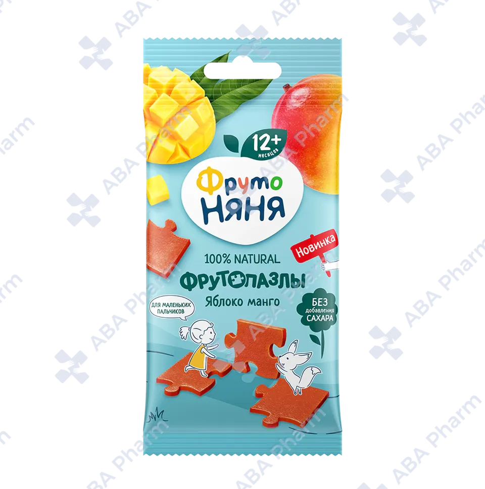Fruto Nyanya fruit pieces  Apple berry mango from 12 months 20g