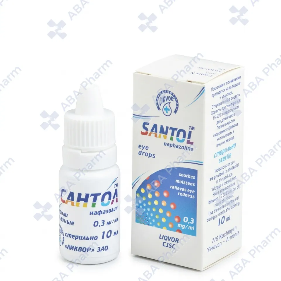 Santol solution eye drops 0.3mg/ml - 10ml №1