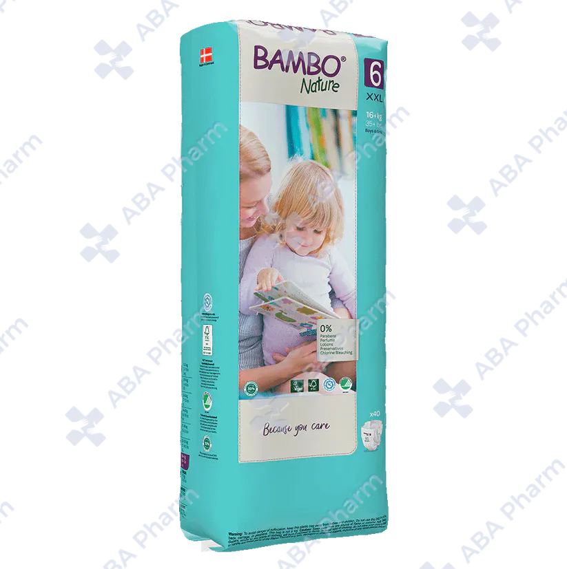 Подгузник Бамбо натур N6 XXL 16+ кг №40
