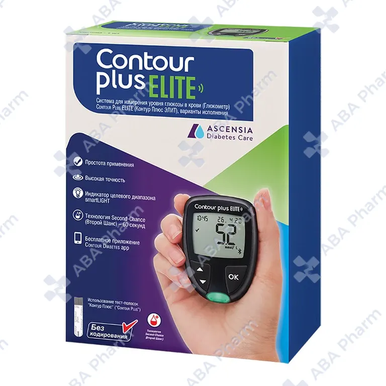 Strip Contour Plus 2xN50 + glucometer Contour Plus Elit №1