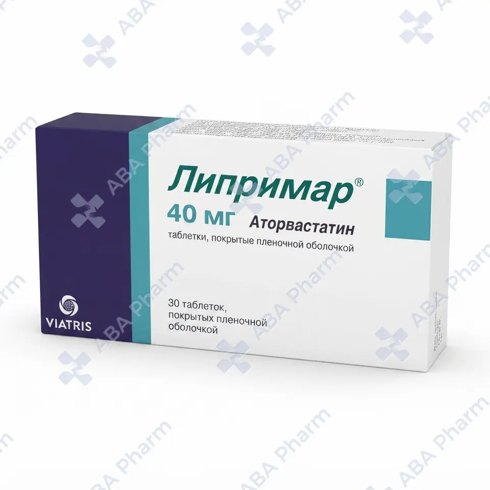 Liprimar coated tablets 40mg №30