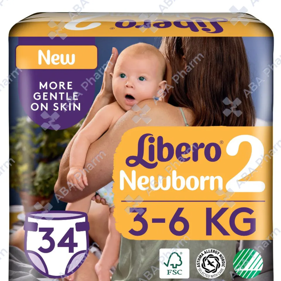 Diapers Libero comfort N2 3-6kg №34