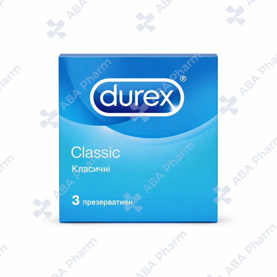 Condom Durex x3 Classic №1