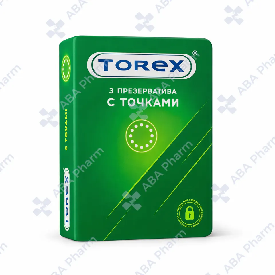 Презерватив Торекс с точками x3 №1
