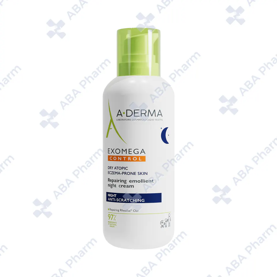A-Derma Exomega Control Repairing Emollient night cream 400ml №1