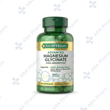 Magnesium glicinat Natures Bounty caps 360mg №90