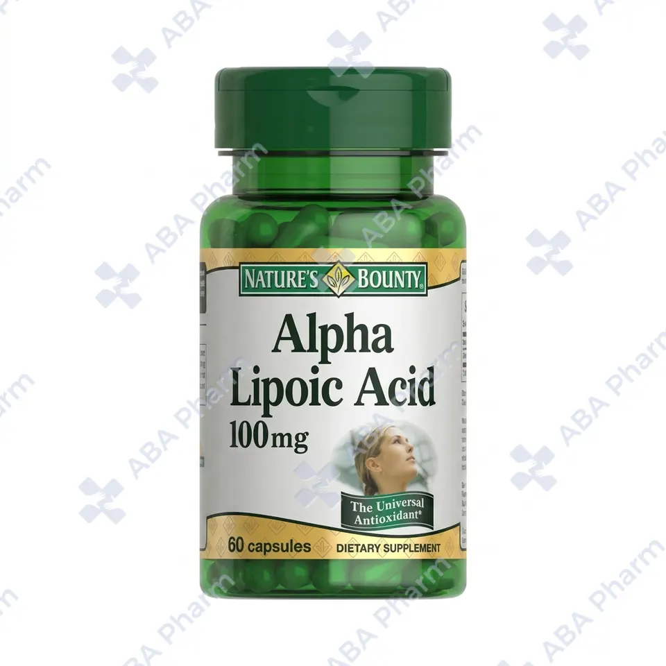 Alpha-Lipoic acid Natures Bounty caps 100mg №60
