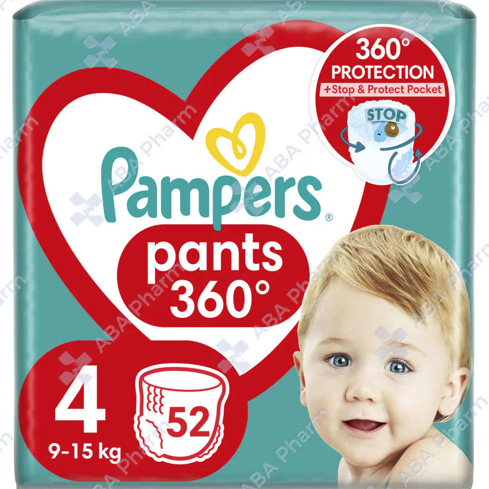 Diaper pants Pampers N4 9-15kg №52